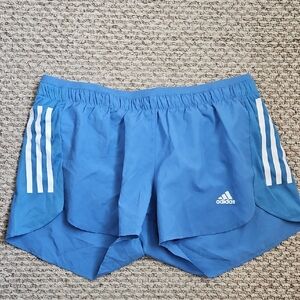 Adidas Women's Blue running Shorts medium
